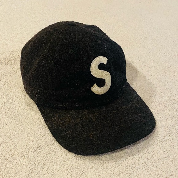 Loro Piana Other - Loro Piana x Supreme Wool S Panel Black Strapback Hat